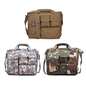 Военная сумка для ноутбука, водонепроницаемая Оксфордская уличная сумка через плечо, тактический рюкзак, камуфляжный ремень, спортивная сумка для хранения в кемпинге