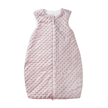 Elinfant Пузырчатое флисовое теплое носимое одеяло, Мягкий спальный мешок для новорожденных, Бамбуковый хлопковый зимний жилет с принтом, спальный мешок