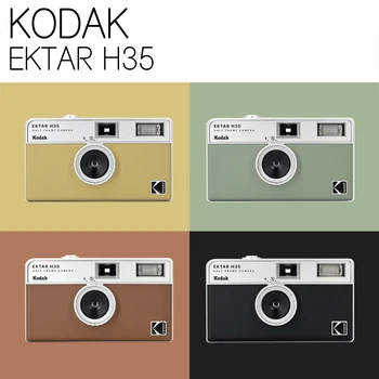 Оригинальный KODAK EKTAR H35 Новая Полукадровая камера H35N 35-мм Пленочная Камера Многоразовая Пленочная Камера Со Вспышкой Пленочная Камера Дополнительная Пленка
