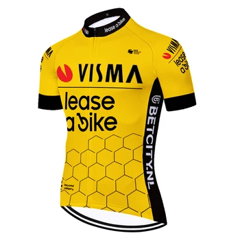 Proteam лазерная резка Jumbo visma maillot ciclismo hombre мужская велосипедная майка 2024 велосипедная майо Гоночная летняя быстросохнущая рубашка
