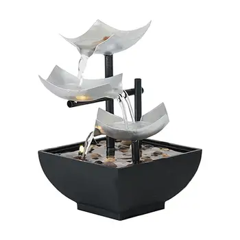 Светодиодный фонтан хорошей формы, Декоративный Пластиковый крытый 3-х уровневый стол для релаксации, декор для фонтана hogar