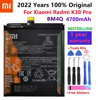100% Оригинальная сменная батарея BM4Q для Xiaomi Redmi K30 Pro K30Pro Натуральная батарея телефона 4700 мАч + инструменты