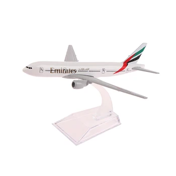 Металлическая копия самолета Emirates Airlines 777 в масштабе 1: 400, Отлитая под давлением модель авиационного самолета, Коллекционные игрушки для мальчиков