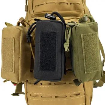 Портативная маленькая тактическая поясная сумка, кошелек, карта, ключница, мешочек для денег, поясная сумка, военная многофункциональная охотничья сумка Edc