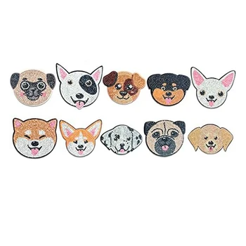 Подставки для рисования с бриллиантами для собак, Сделай Сам, Набор подставок для рисования с бриллиантами для домашних собак, Подставки для рисования с бриллиантами с держателем