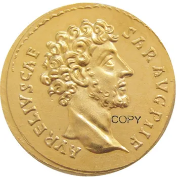 RM (18) Римские Старинные Позолоченные Копировальные Монеты