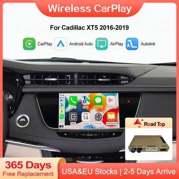 Беспроводной CarPlay Android Auto для Cadillac XT5 2016-2019 XTS ATS SRX CTS 8 