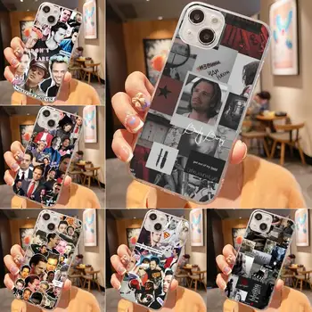 Чехол Для телефона S-Sebastian Stan Collage Bucky Barnes Для Iphone 7 8 Plus X Xr Xs 11 12 13 Se2020 Mini Mobile Iphone 14 Promax Case