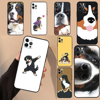 Чехол Bernese Mountain Dog для iPhone 15 13 11 12 14 Pro Max Mini X XS Max XR SE 2022 2020 7 8 14 Plus Cover Coque