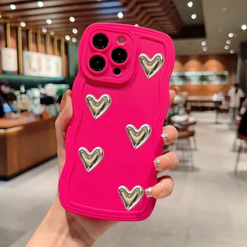 3D Покрытие Love Heart Чехол Для Телефона Xiaomi redmi note 11 pro note 10 10s 10A 10C Note 9 pro 9A 9C 9T A2 A2 Мягкий Силиконовый Чехол