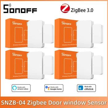 SONOFF SNZB-04 Датчик Дверной Оконной сигнализации Zigbee Для eWeLink Smart Security ZBBridge Требуется Для Работы С Alexa Google Home