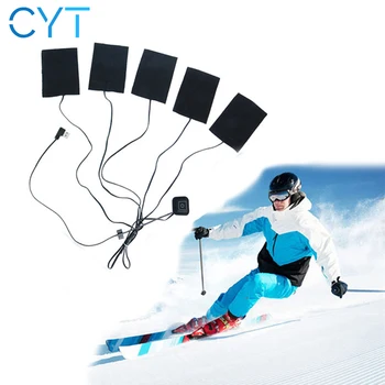 Коврик для обогрева одежды CYT USB с регулируемой температурой на 3 передачи Электронагревательный коврик для подогрева простыни для жилета куртки