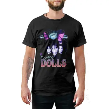 Редкая рубашка участника музыкального тура ShirtGOO GOO Dolls, черная в натуральную величину, FN1727, с длинными рукавами