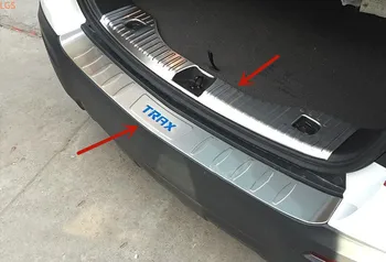 Для Chevrolet TRAX 2014-2018 Высококачественная защитная пластина порога багажника из нержавеющей стали, защита от царапин, автомобильные аксессуары