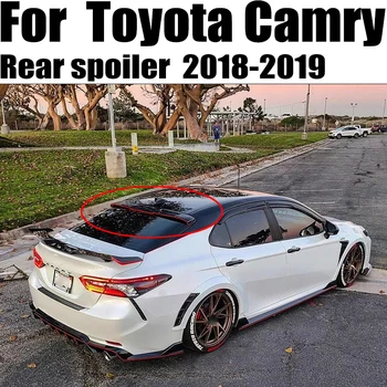 Автозапчасть для Toyota Camry Спойлер 2018 2019 ABS Пластик Черного цвета Задний Багажник Крыло Багажника Задний Спойлер на крыше Автомобильные Аксессуары