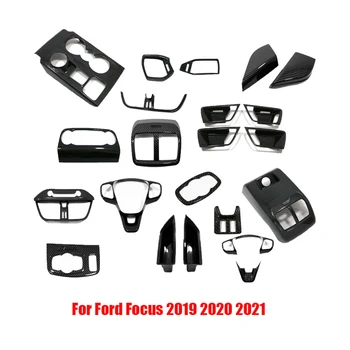 Для Ford Focus 2019-2021 ABS матовые Аксессуары для интерьера дверной Подлокотник Кнопка Подъема Окна переключатель панели Крышка вентиляционного отверстия отделка