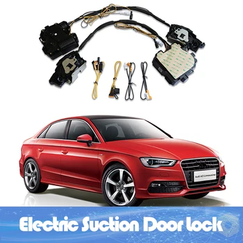 Умный Автоматический Электрический Всасывающий Дверной Замок для Audi A3 2017-2022 Автоматическое Мягкое Закрытие Двери Super Silence Car Автомобильная Дверь
