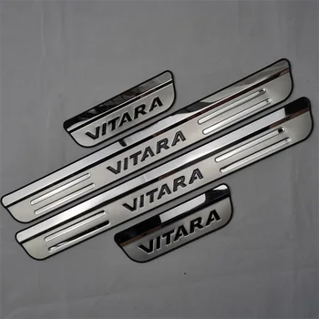 Автомобильные аксессуары для Suzuki Vitara Высококачественная пластина из нержавеющей стали, порог, педаль приветствия, стайлинг автомобиля 4 шт./компл.
