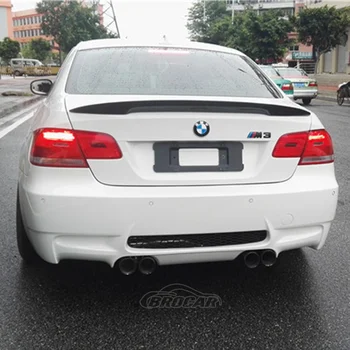 Для BMW 3 серии E92 и M3 2-Дверное купе MP style настоящий карбоновый спойлер с 2006 по 2013 год 320i 330i спойлер багажника