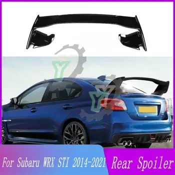 ABS Пластик, Отделка заднего спойлера багажника, Автомобильный стайлинг для Subaru WRX STI 2014 2015 2016 2017 2018 2019 2020 2021