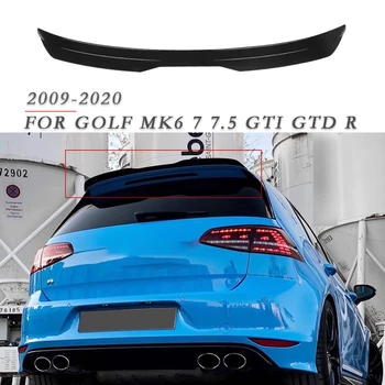 Обвес Заднего Спойлера На Крыше VW Golf 6 7 7.5 VI VII Mk6 7 7.5 GTD GTI R 2009-2020 Глянцевый Черный MAX Style