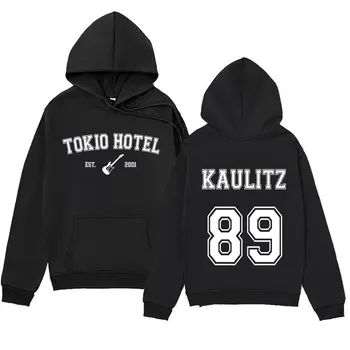 Рок-группа Tokio Hotel Kaulitz Толстовка Мужская Хип-Хоп Модный Тренд Пуловер Толстовка Унисекс Повседневные Толстовки Оверсайз Уличная Одежда