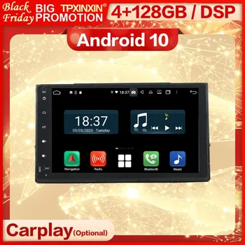 Carplay 2 Din Android Стереоприемник Для Toyota Corolla Innova Crysta 2017 2018 2019 GPS IPS Радио Аудио Видео Плеер Головное Устройство