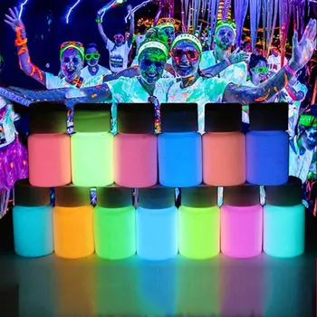 Светящиеся краски 8 цветов Светящиеся краски Длительное автоматическое свечение В темноте 40 ГБ