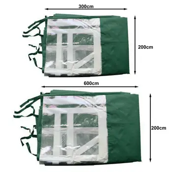 Палатка ткань устойчивый к разрывам в сложенном виде тент ткань с окном тени износостойкий открытый тент патио, терраса ОУ 