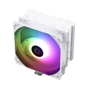 Воздушный охладитель процессора Thermalright TL-AX120 R-SE белого цвета ARGB для AMD AM4/AM5 1700