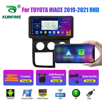 10,33 Дюймовый Автомобильный Радиоприемник Для TOYOTA HIACE 2019-2021 RHD 2Din Android Автомобильный Стерео DVD GPS Навигационный Плеер QLED Экран Carplay