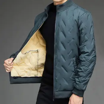 Материал: Изготовлен из ткани из полиэфирного волокна, удобная повседневная куртка, модная куртка осенью и зимой.