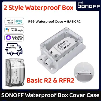 Распределительная Коробка SONOFF Waterproof Cover Box IP66, Совместимая с Sonoff Basic/RF/Pow/Dual/TH10/TH16 Smart Home WiFi Switch