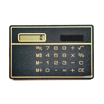 Маленький карманный калькулятор, работающий на солнечной энергии, 8-значный базовый калькулятор